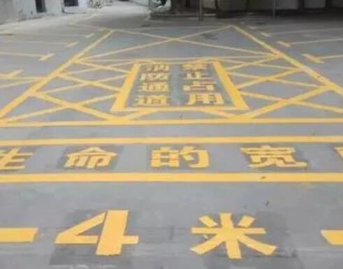 虎门港管委会仓库划线